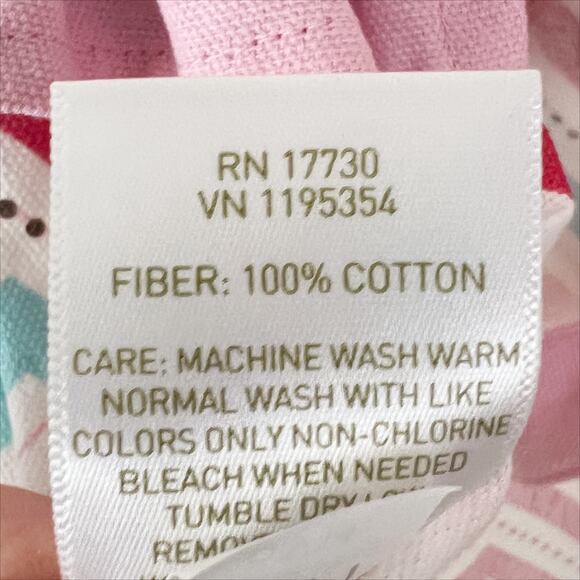 Circo Girls Kids Floral and Chevron Print Ruffle Kitchen Apron Pink - Picture 6 of 6